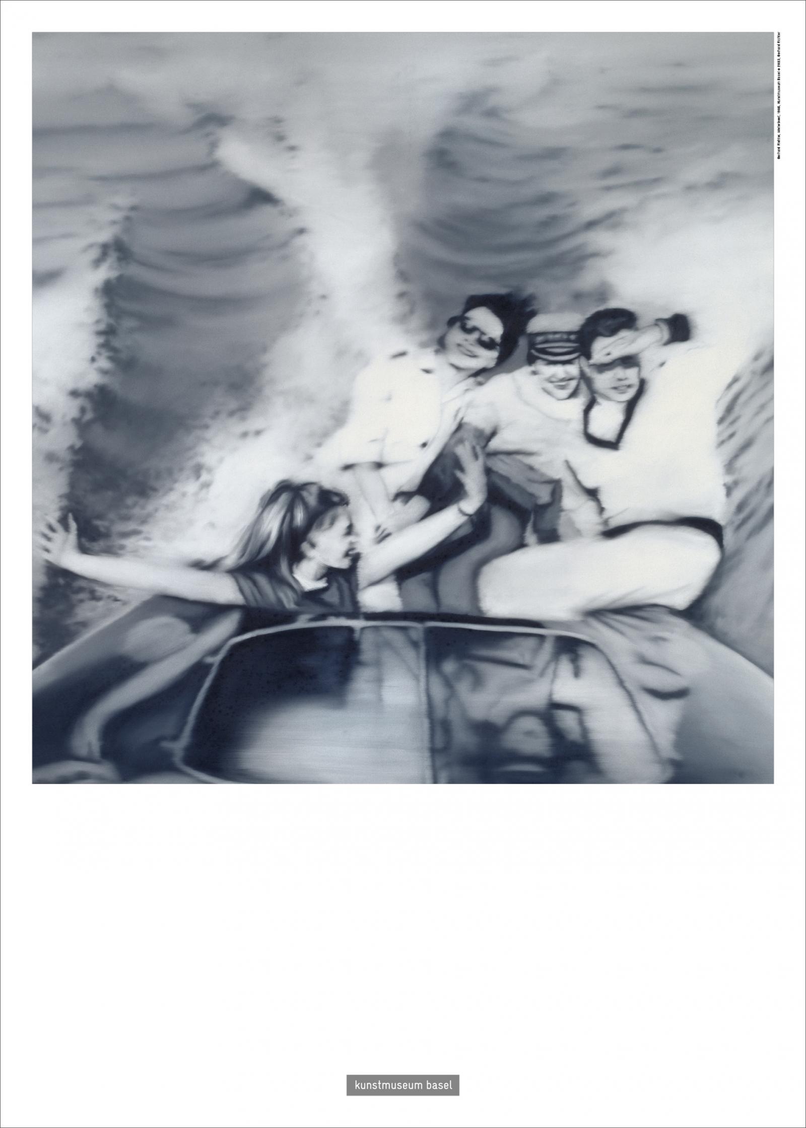 Poster; Richter, Gerhard; Motorboot, 1965; 70 x 50; Kunstmuseum