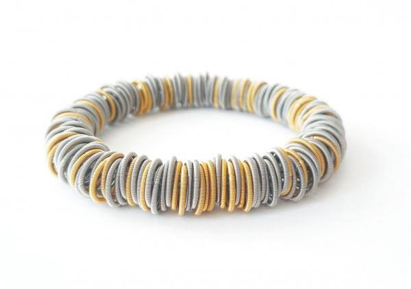 Armband; N1 Or Bracelet, Large; Edelstahl; gold, silber; 20; la