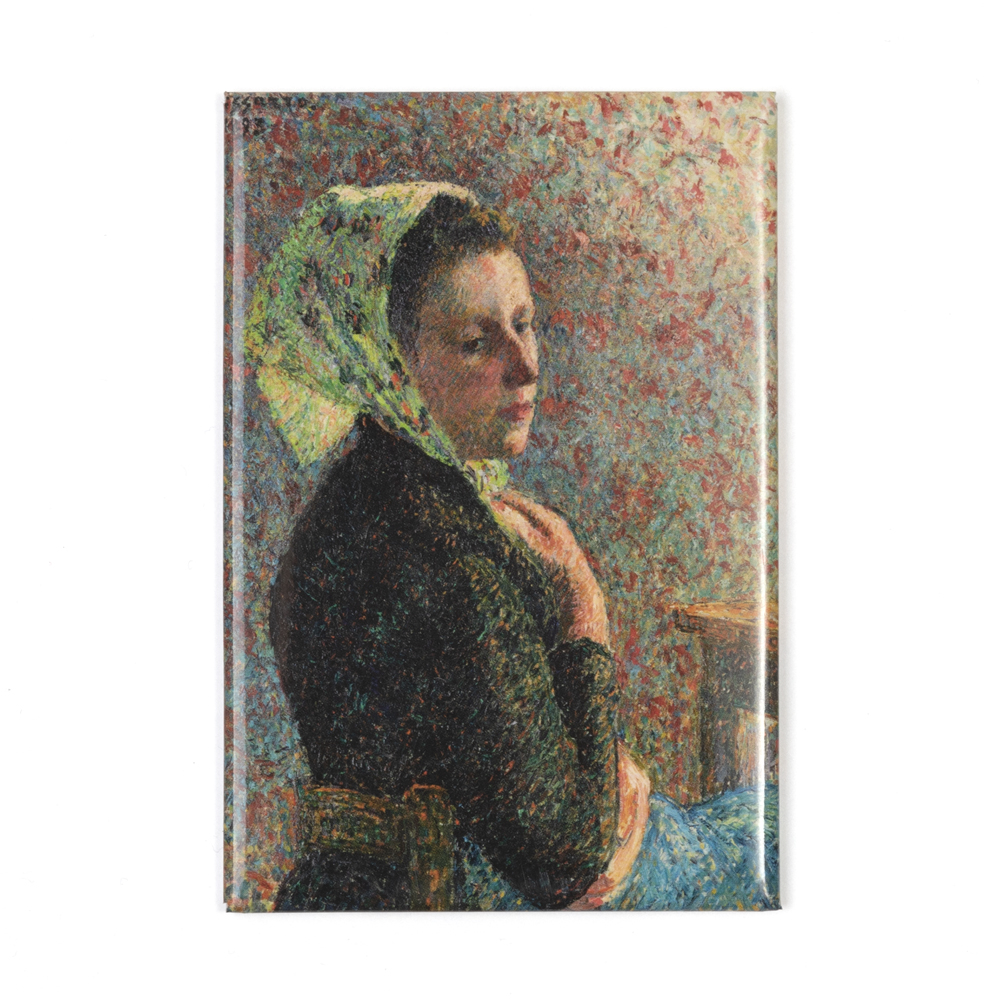 Magnet; KM: Camille Pissarro, Femme au fichu vert