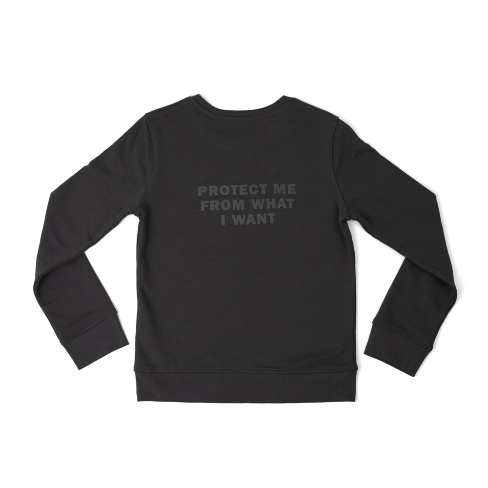 PROTECT ME FROM WHAT I WANT - Sweatshirt - Asphalt 