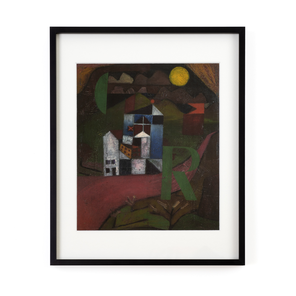 Kunstdruck mit Passepartout, gerahmt; Paul Klee - Villa R; 30 x 24; Kunstmuseum Basel