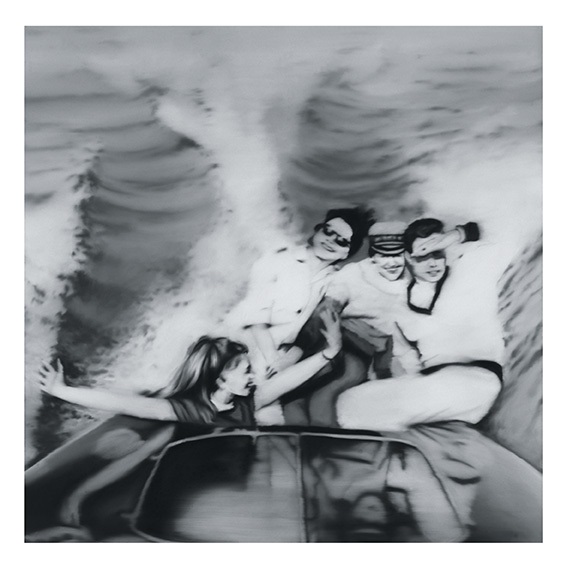 Gerhard Richter, Motorboot, 70 x 70; * ADS *