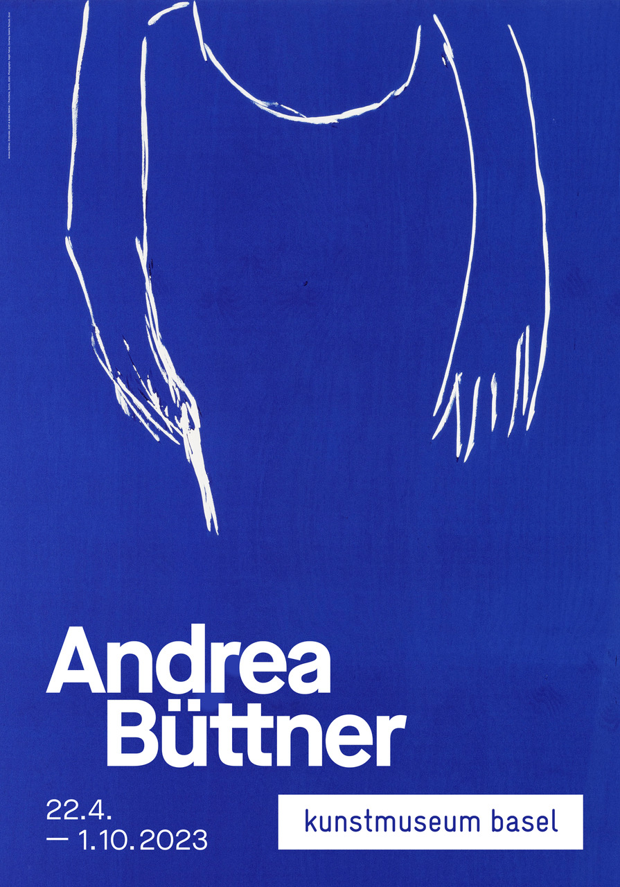 Ausstellungsplakat, Andrea Büttner, 128 x 89.5, Kunstmuseum Basel