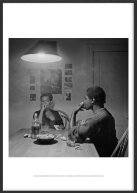 Kunstdruck; Carrie Mae Weems - Untitled (Man Smoking), 1990; 50 x 40